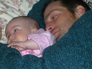 Co-sleeping with Dad