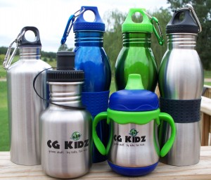 CGKidz Line of Stainless Steel and Aluminum Bottles for Kids