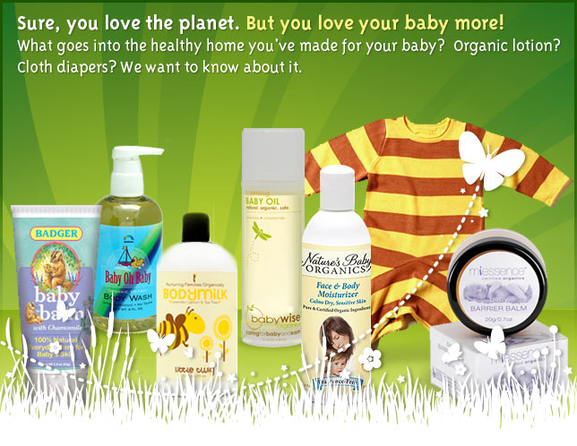 Win green items for baby