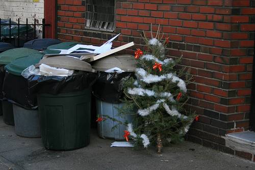 A little preemptive in-house dumpster can avoid scenes like this.