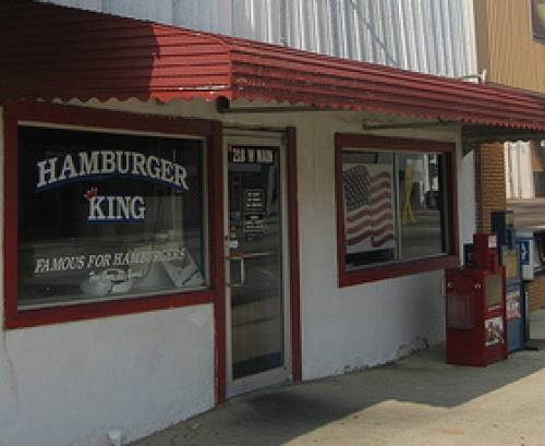 Fast Food Hamburgers with Small Town Style