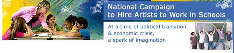 Hire artists to work in the schools as part of a National Green Arts Corps