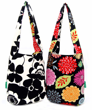 reusuable, reversible fashionable totes