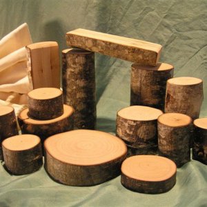 Natural Pod Tree Branch Blocks