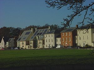 English: New energy efficient homes in Northampton