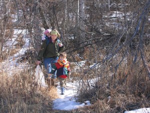 No matter the weather, take a weekly family walk. 