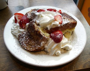 Kids love stuffed french toast!